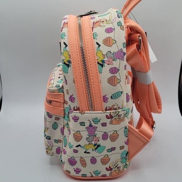 Loungefly Alice In Wonderland tea party Disney backpack - Picture 3 of 9